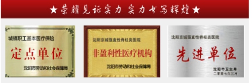 沈阳治疗强直性脊柱炎好的医院所获荣誉